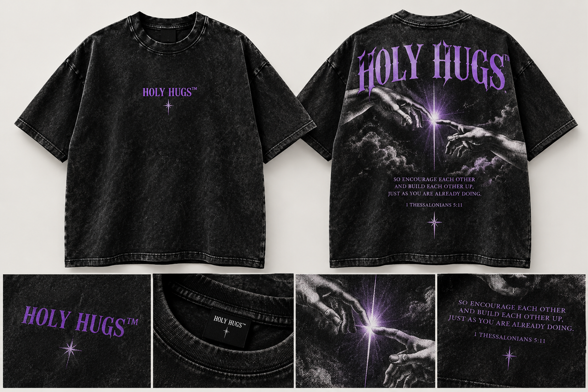 Holy Hugs® Washed Oversized Tee
