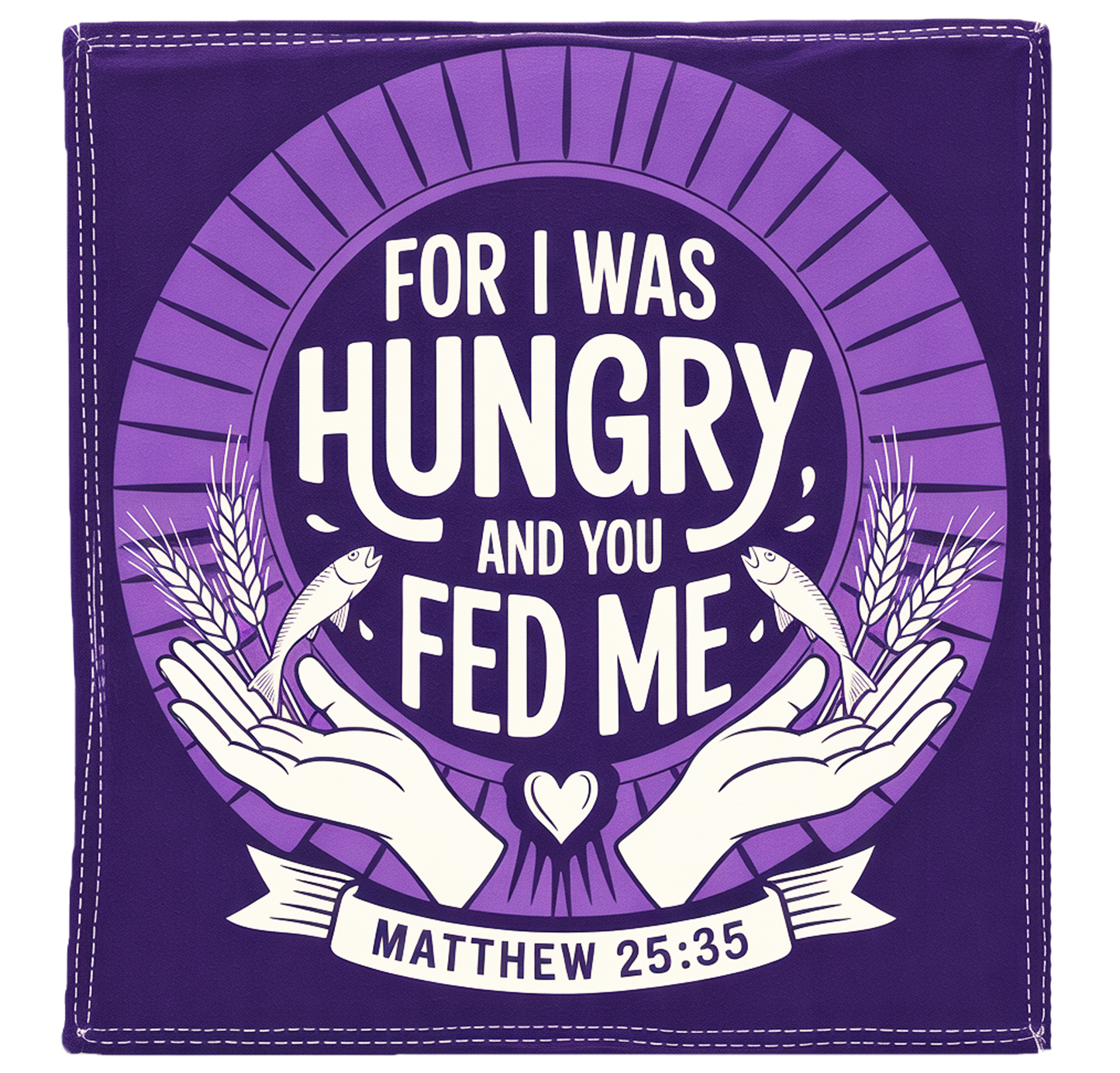 The 15-Pound “I Was Hungry” Weighted Blanket