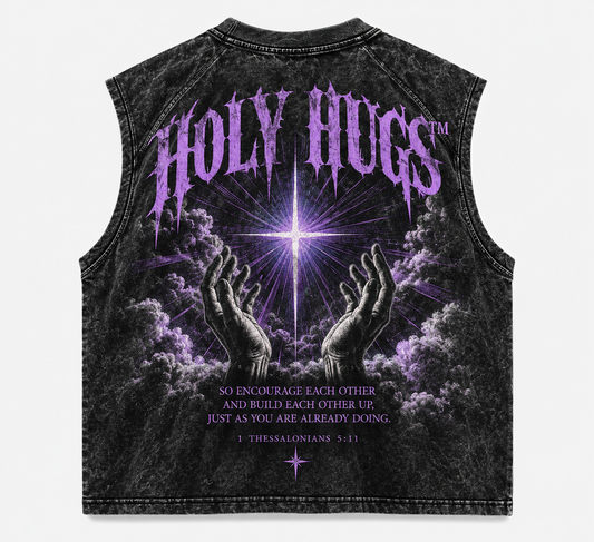 (Coming soon) Holy Hugs® Washed Sleeveless Tee